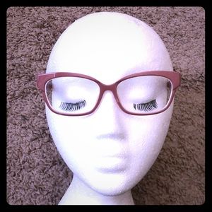 Mauve eyeglasses